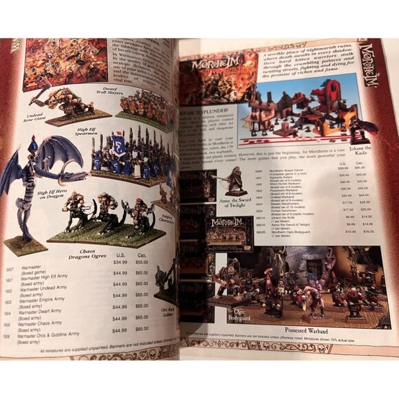 Games Workshop Citadel Miniatures 2000 Holiday Catalog Collectible Magazine 30pg - Picture 4 of 10